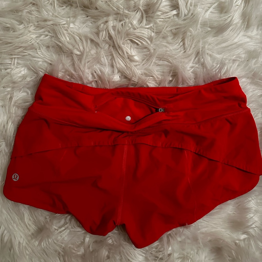Lululemon Fast and Free Shorts 2” Inseam, Low Rise Size 4